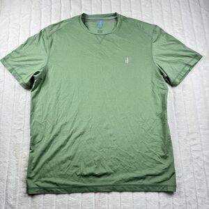 Johnnie-O Featherweight T-Shirt Men's M Green Performance Golf Stretch Sports